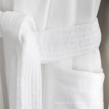 Couleur blanche Hotel Quality 100 coton femmes peignoir